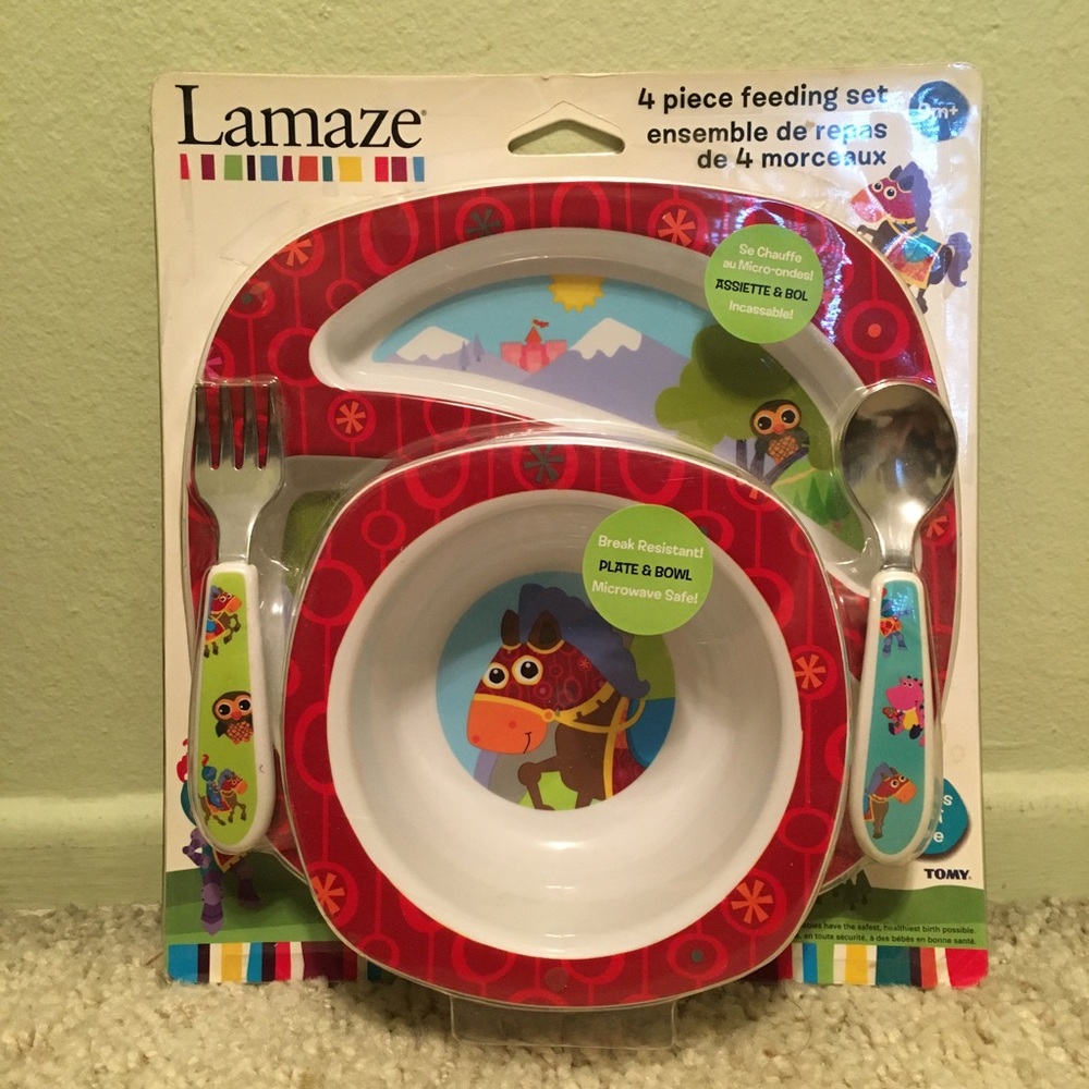 Lamaze 4 piece feeding set - BPA Free